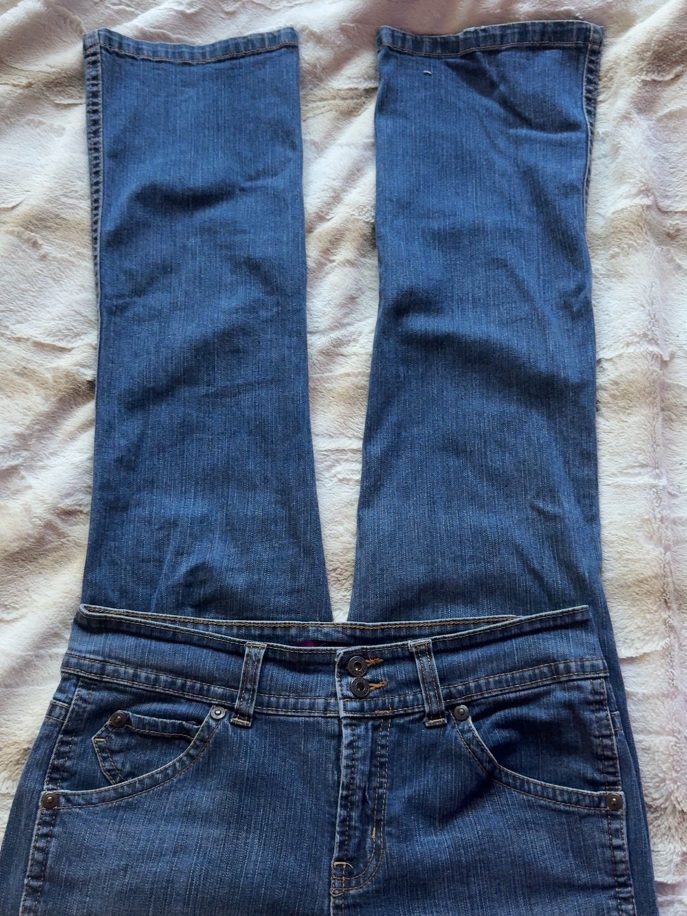 Women's double button Flare Jeans